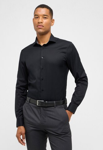 ETERNA Slim fit Business Shirt 'Cover' in Black: front