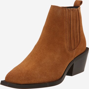 Bianco Chelsea Boots 'MONA' in Brown: front