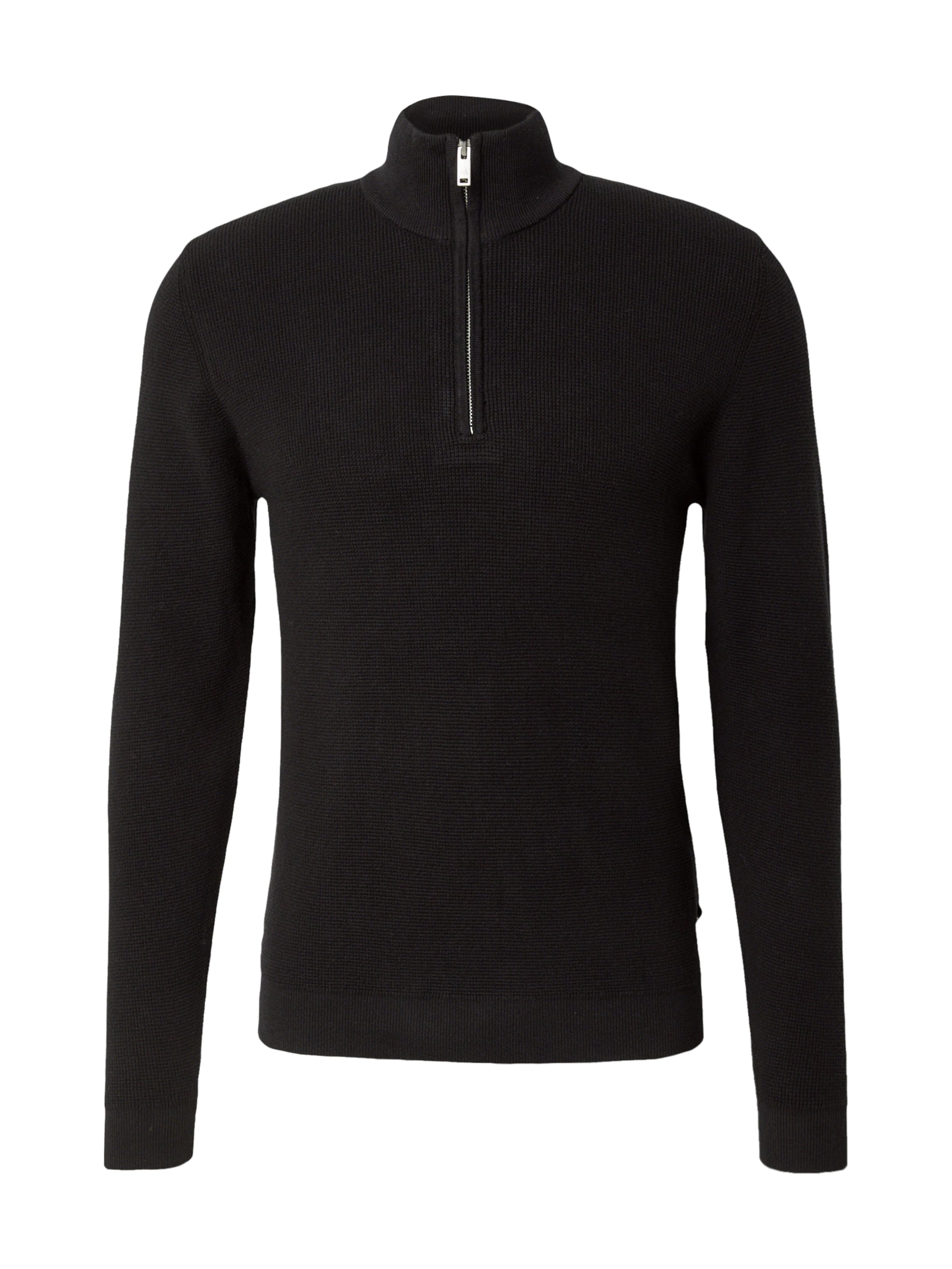 Matinique Πουλόβερ 'Lagoon' σε μαύρο: μπροστά