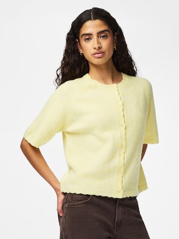 PIECES Kardigán 'PCRATH' - sárga: elől