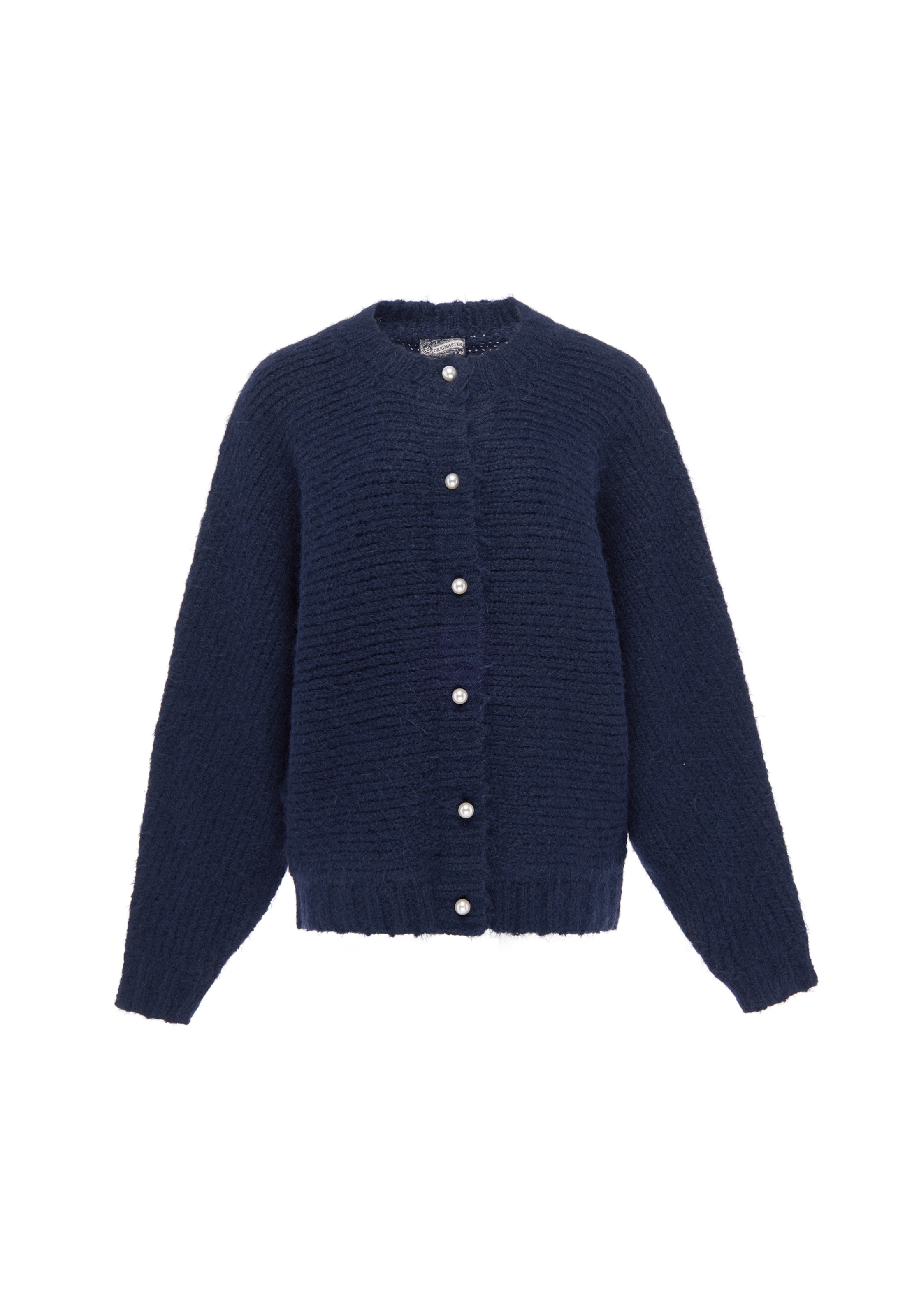 DreiMaster Vintage Knit cardigan in Blue: front