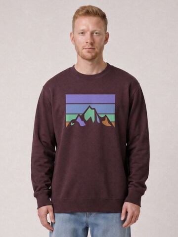 Sweat-shirt Watapparel en rouge : devant