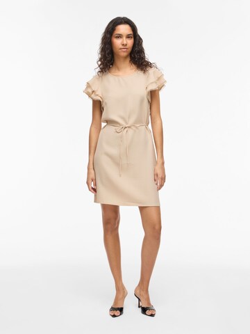 VILA Kleid 'VILuvi' in Beige: Vorderseite