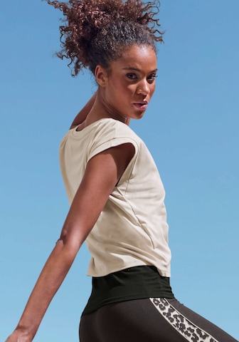 LASCANA ACTIVE Funktionsshirt in Beige