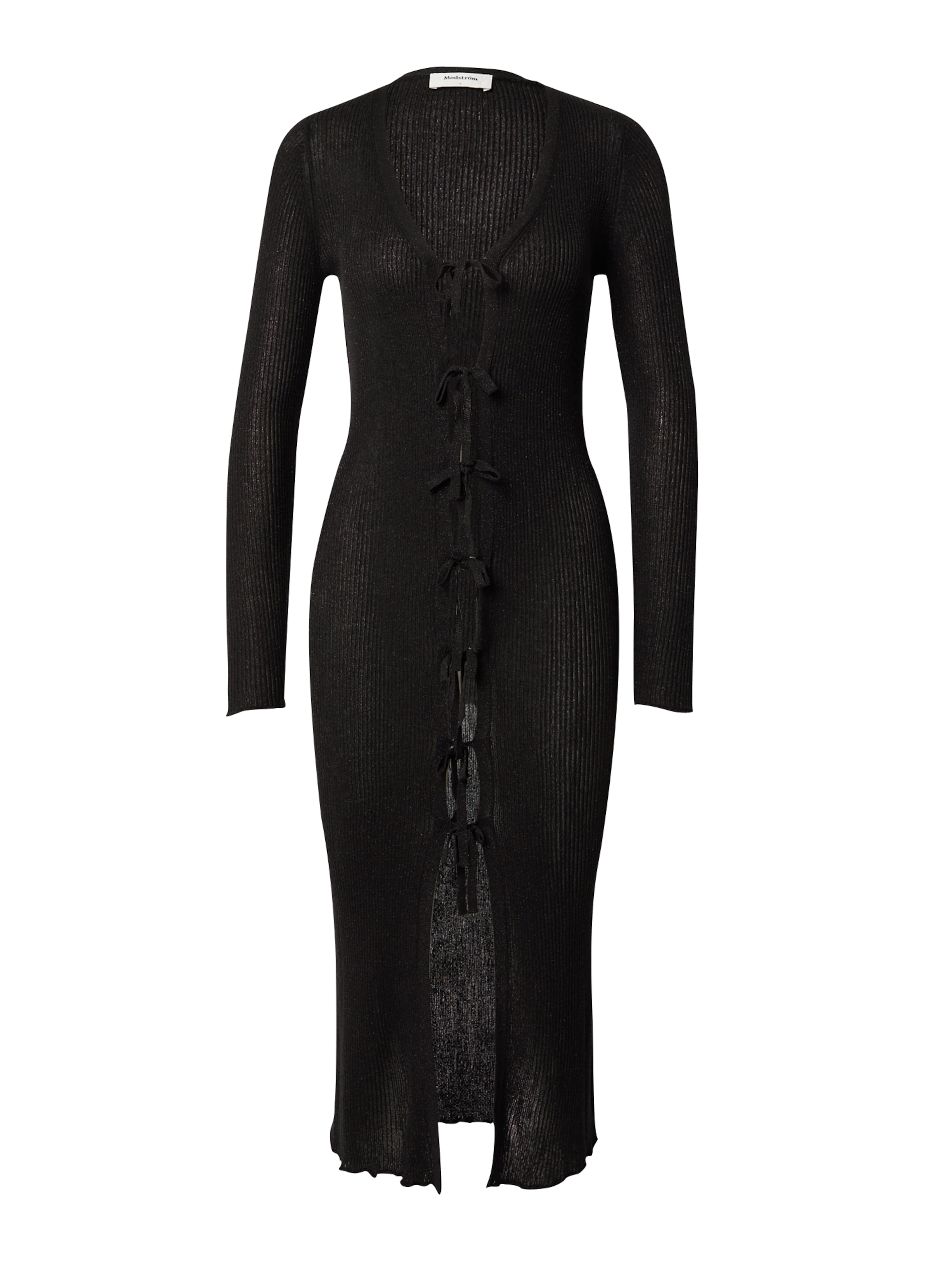 modström Knitted dress 'Faddie' in Black: front