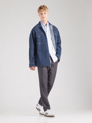FYNCH-HATTON Regular fit Button Up Shirt in Blue