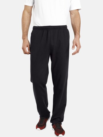 Jan Vanderstorm Regular Pants 'Narve' in Black: front