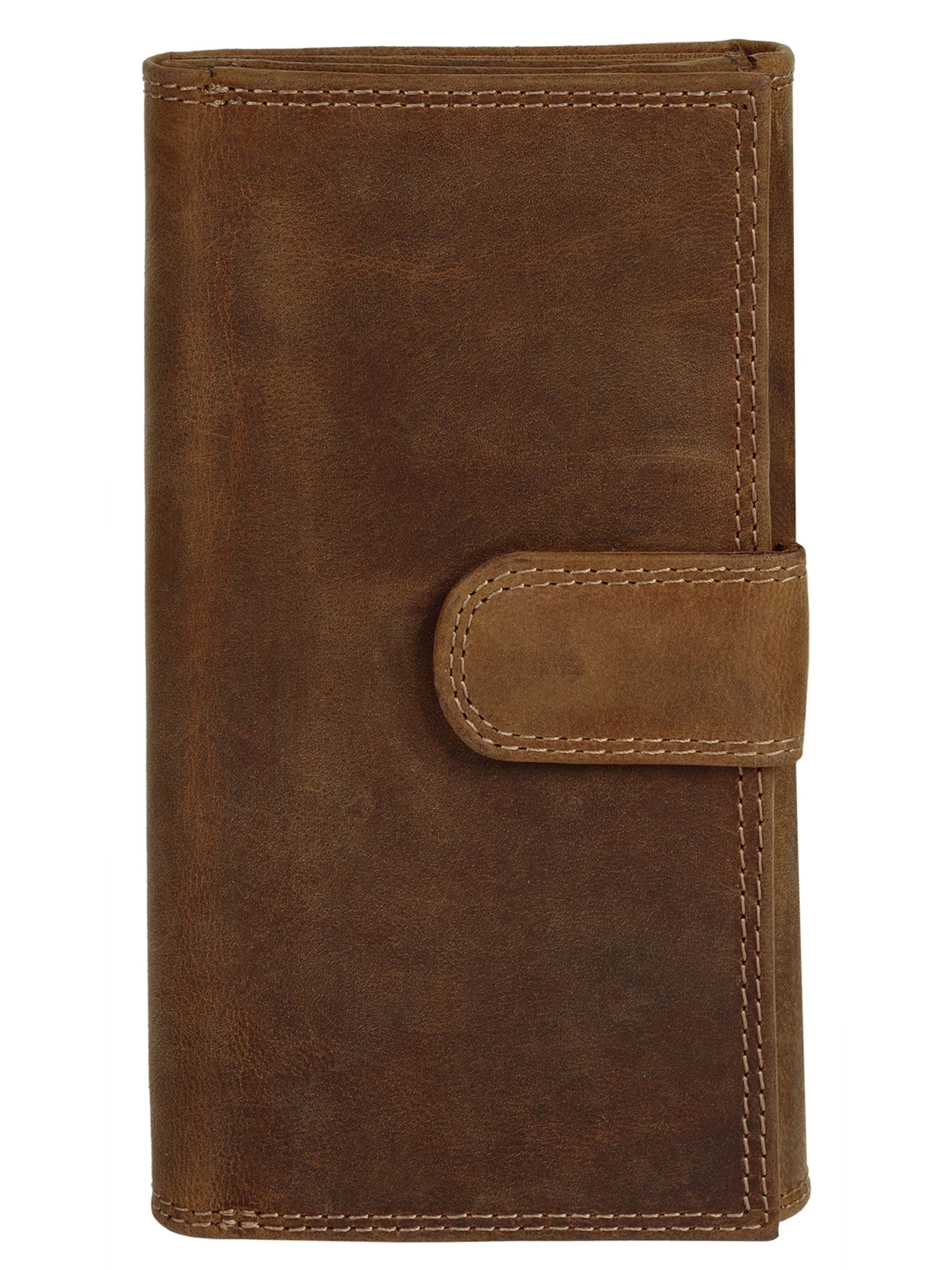 Bagan Wallet in Brown: front
