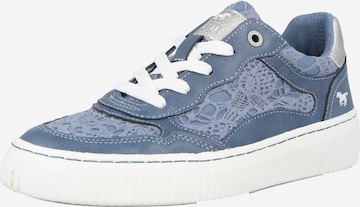 MUSTANG Rövid szárú sportcipők - kék: elől
