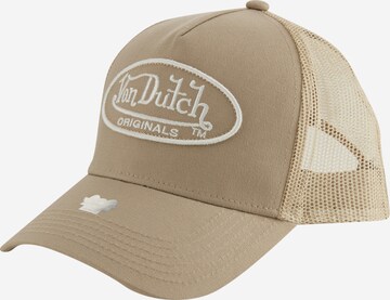 Von Dutch Originals Кепка 'Boston' в Бежевый: спереди