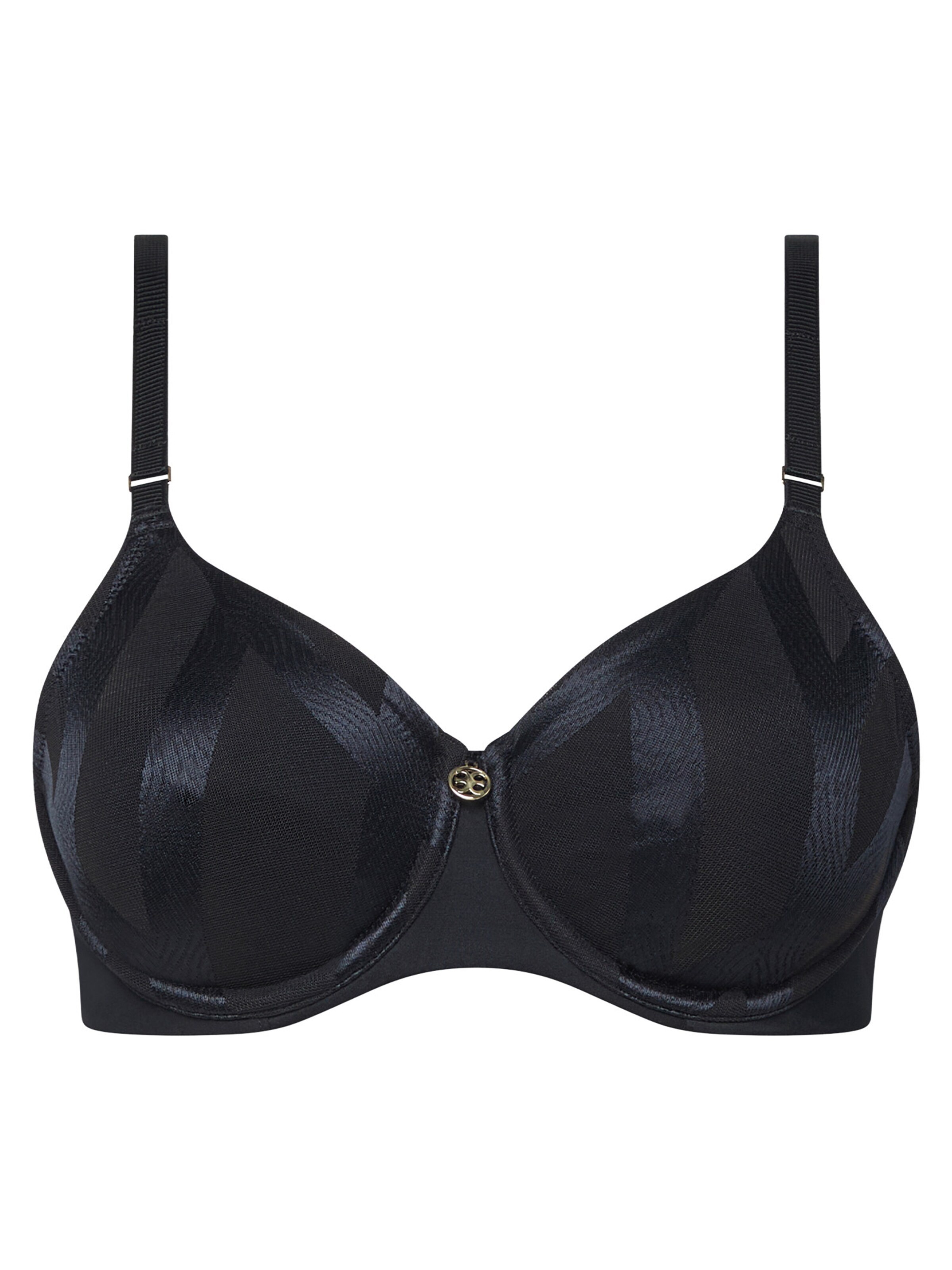 Chantelle BH 'Glaze' in Zwart: voorkant
