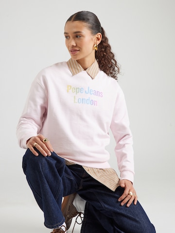 Pepe Jeans - Sweatshirt 'CARLA' em rosa: frente