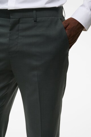 Matinique Regular Trousers with creases 'MAWesley' in Green