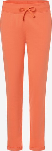 Marie Lund Regular Broek in Oranje: voorkant