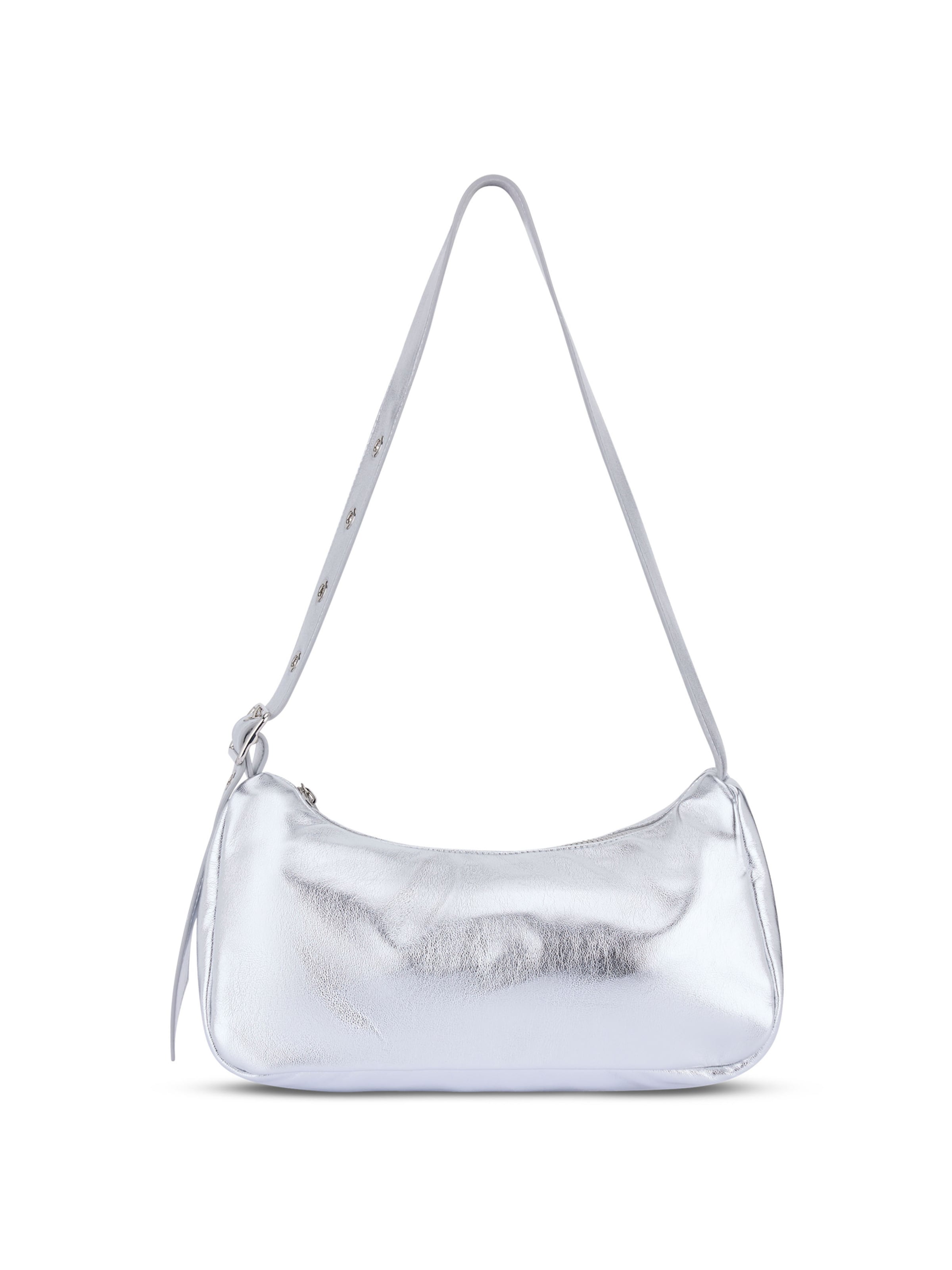 Borsa a spalla 'Electra' di Expatrié in argento