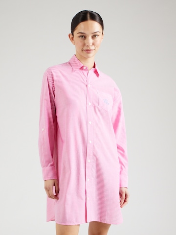 Lauren Ralph Lauren Košeľové šaty - ružová: predná strana