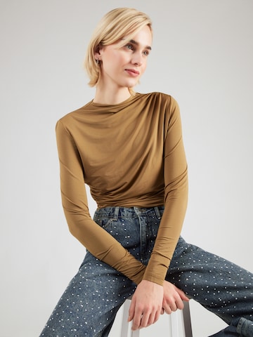 & Other Stories Shirt in Braun: Vorderseite