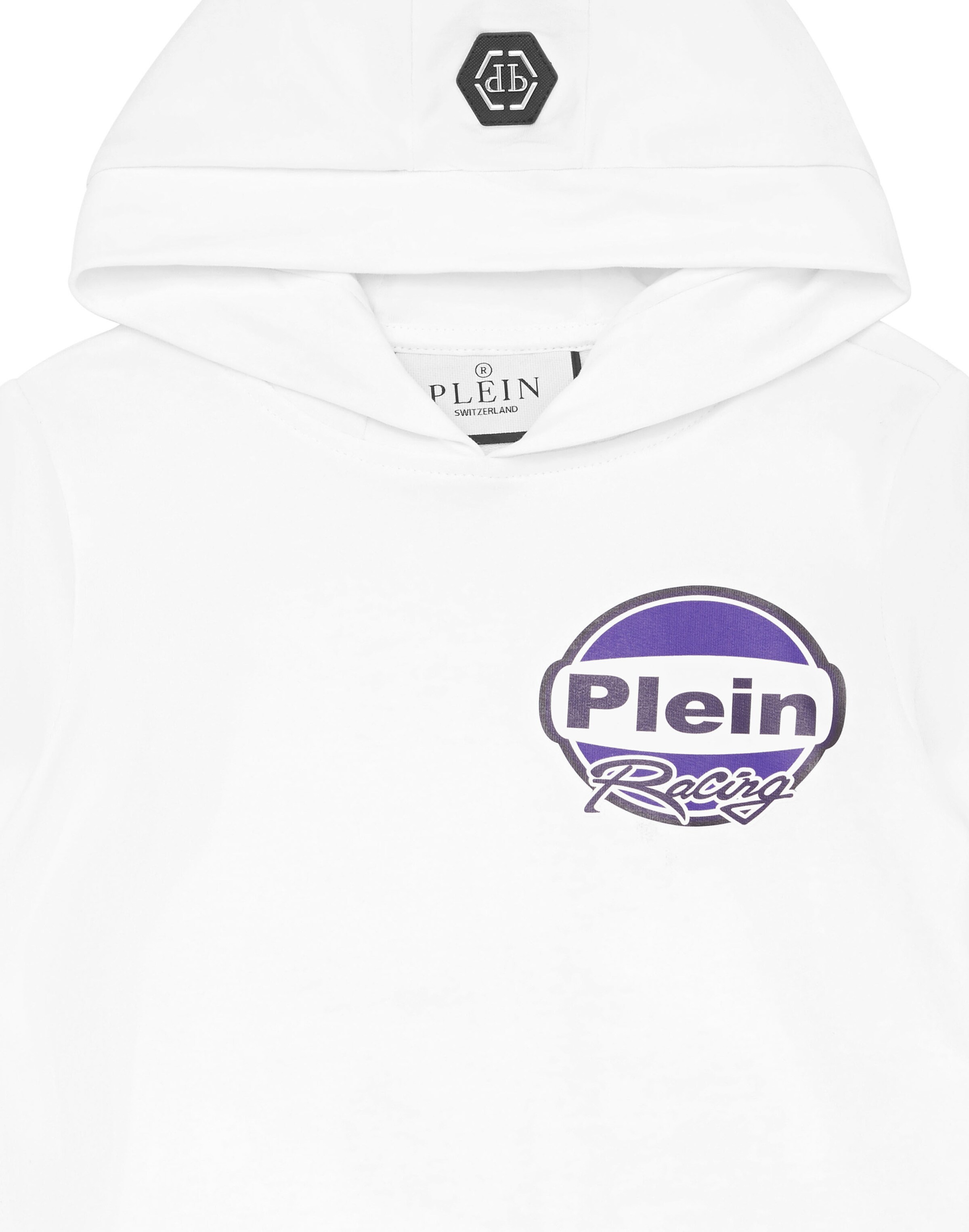 Felpa 'Racing' di Philipp Plein in bianco