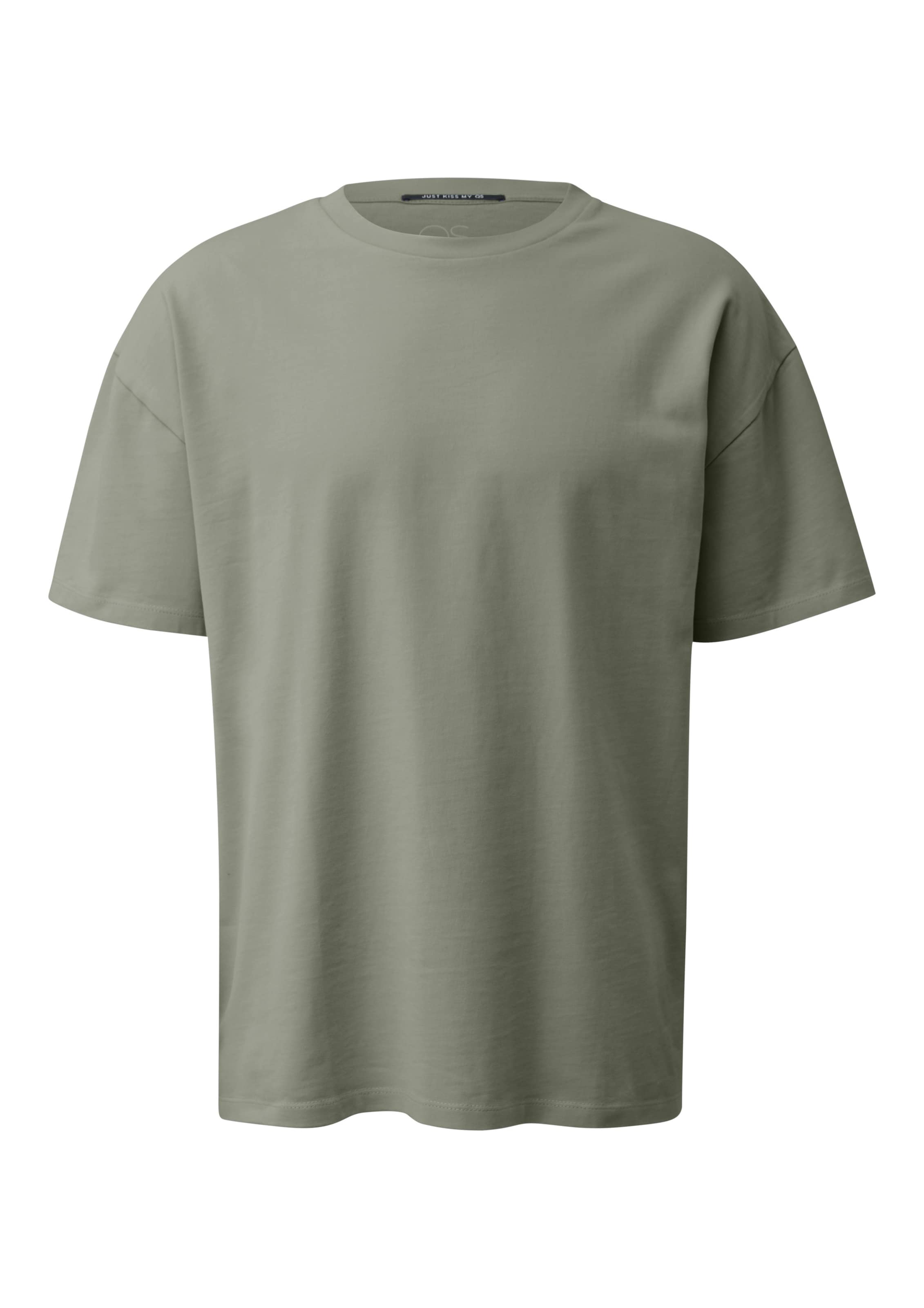 QS Shirt in Groen: voorkant