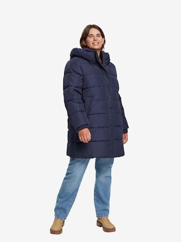 Esprit Curves Winter Coat in Blue