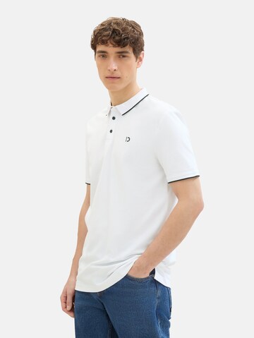 Tricou de la TOM TAILOR DENIM pe alb