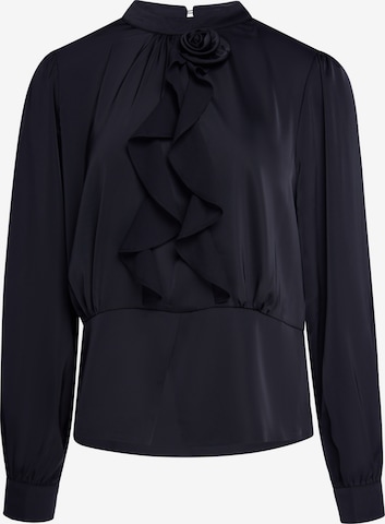usha BLACK LABEL - Blusa en negro: frente