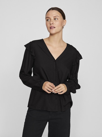 VILA Blouse in Black: front