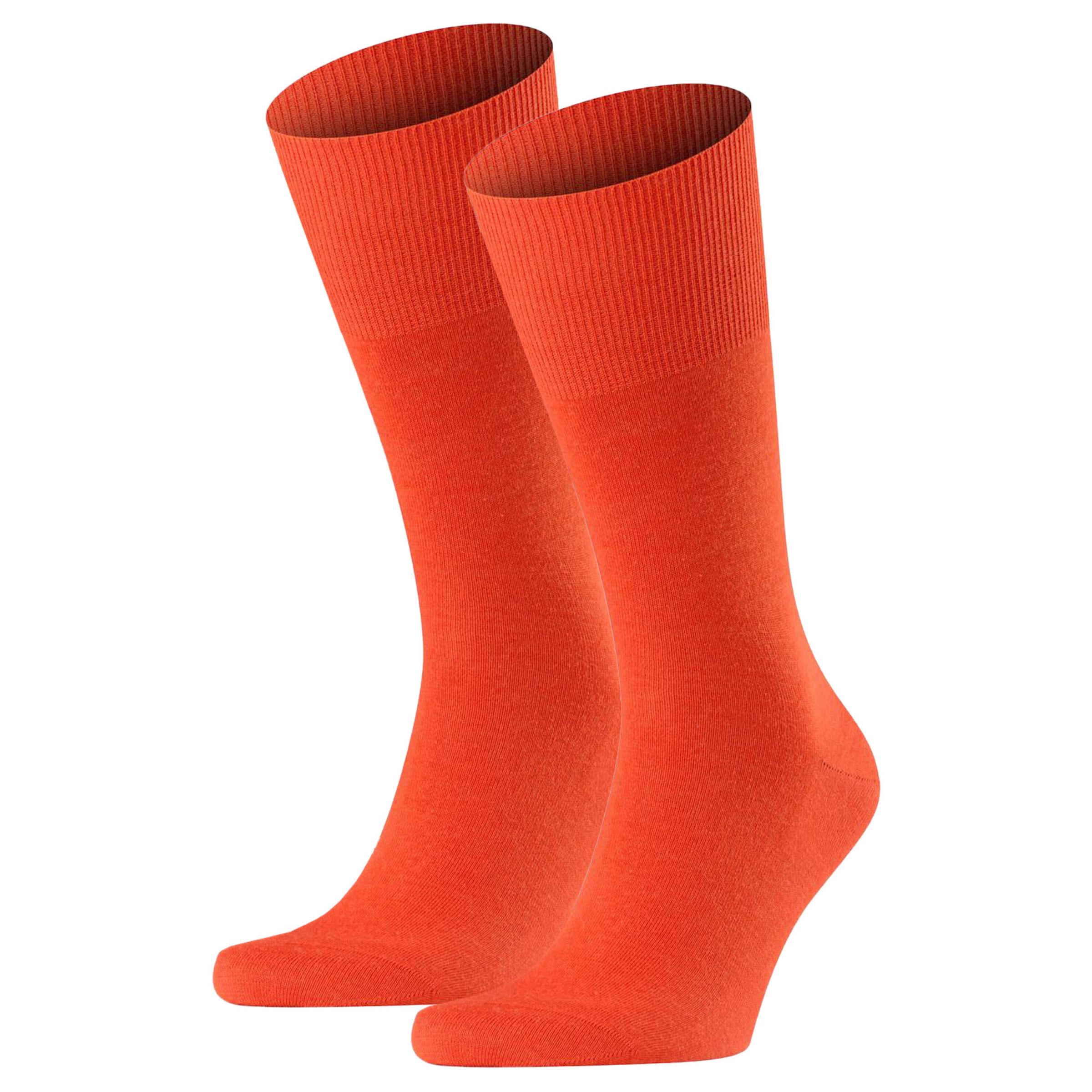 Chaussettes FALKE en orange : devant