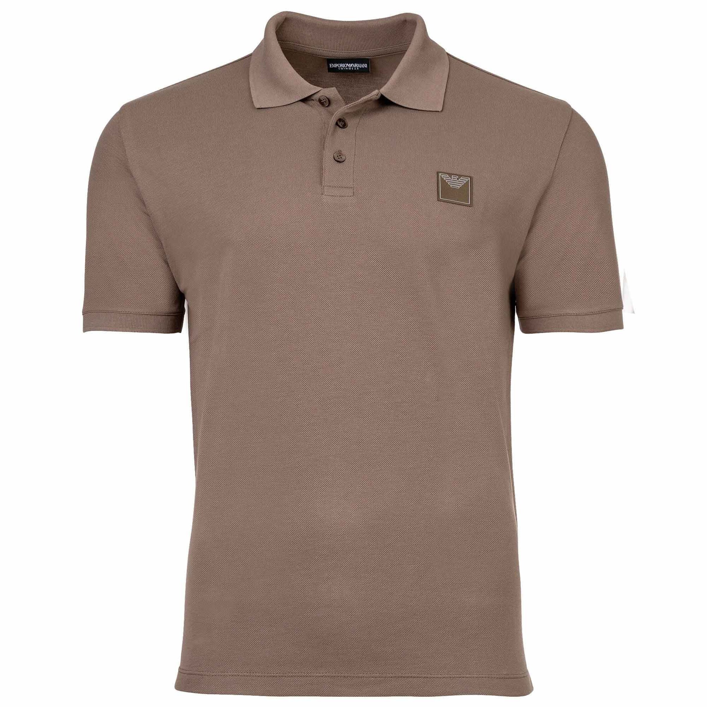 T-Shirt Emporio Armani en marron : devant