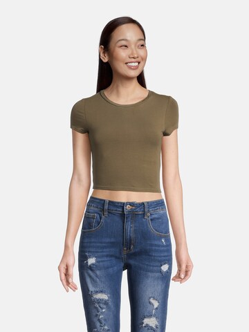 AÉROPOSTALE Shirt in Green: front