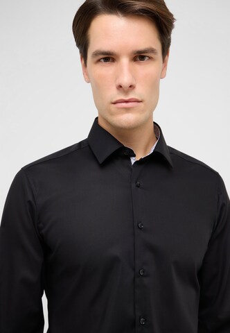ETERNA Slim Fit Hemd in Schwarz