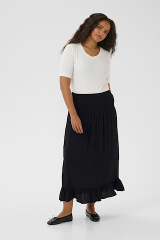 Jupe 'Bella' KAFFE CURVE en noir