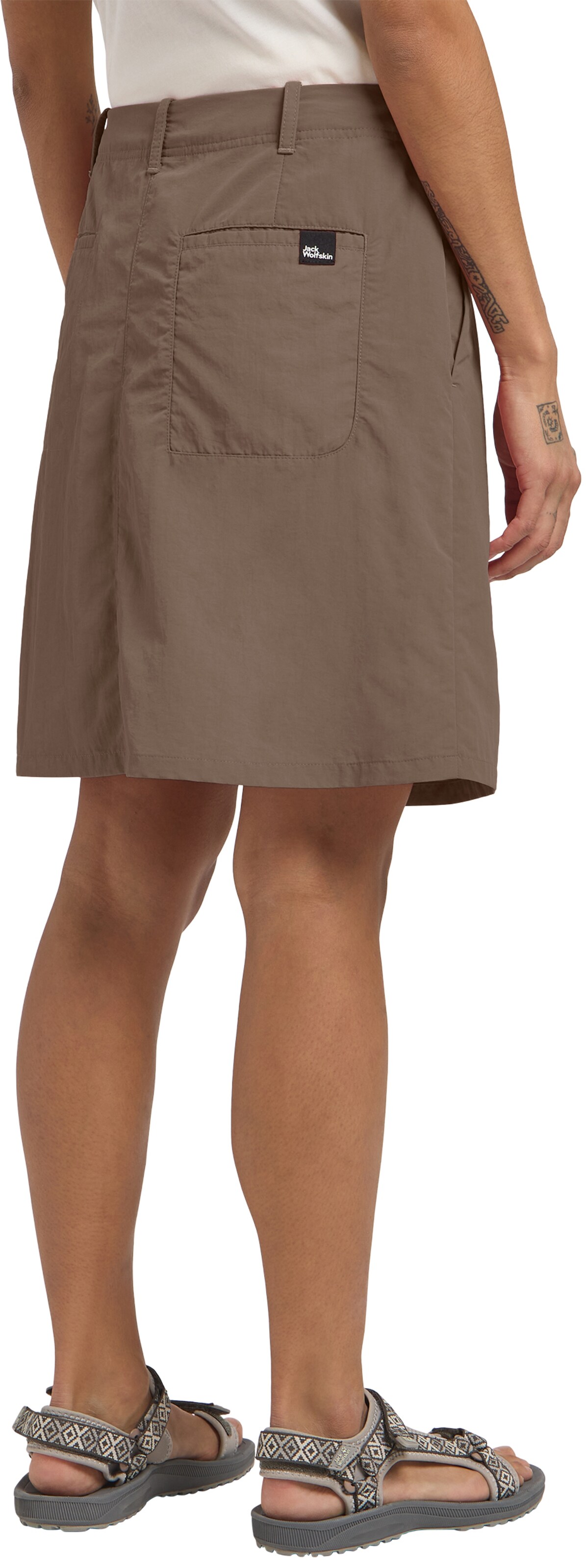 JACK WOLFSKIN Athletic Skorts in Brown