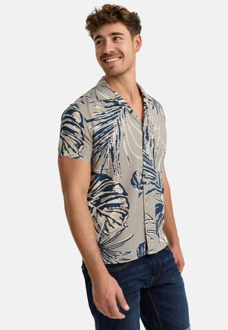 Coupe regular Chemise ' Milky ' INDICODE JEANS en beige
