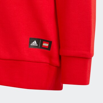ADIDAS SPORTSWEAR Athletic Sweatshirt 'LEGO' in Red