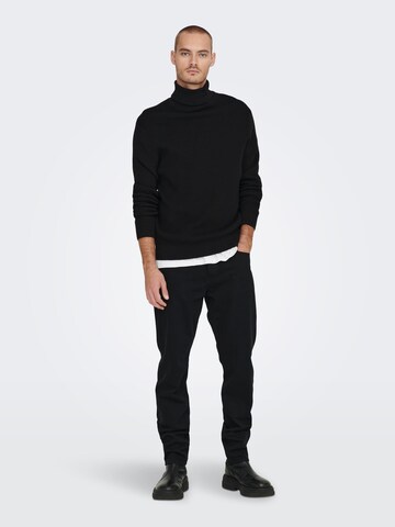 Pull-over 'Phil' Only & Sons en noir