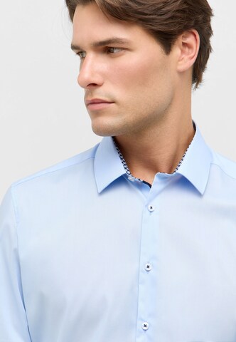 ETERNA Slim fit Business shirt in Blue