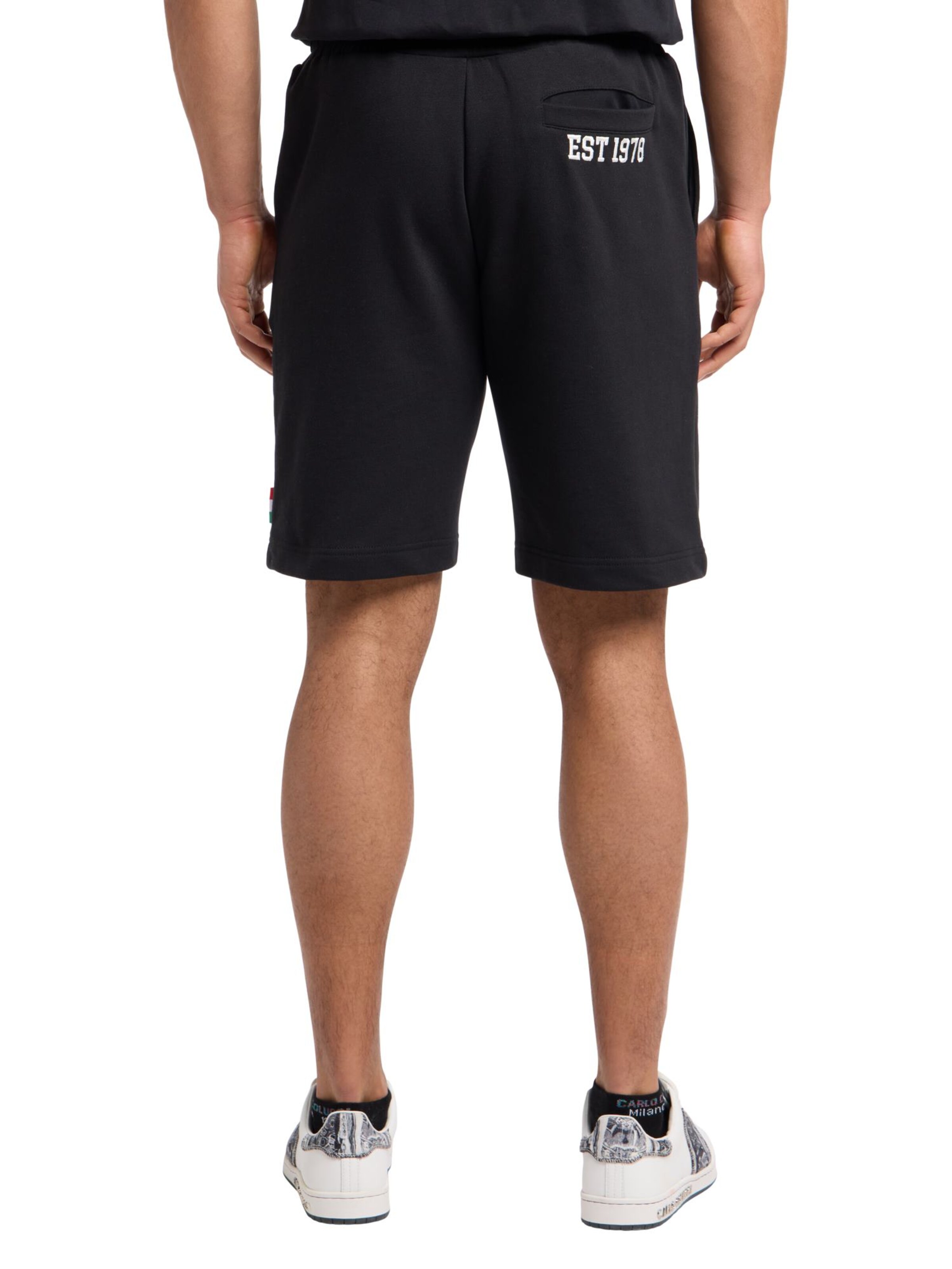 Regular Pantalon 'Eickhorn' Carlo Colucci en noir