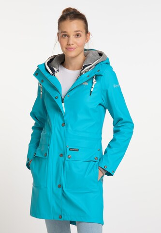 Schmuddelwedda Raincoat in Blue: front