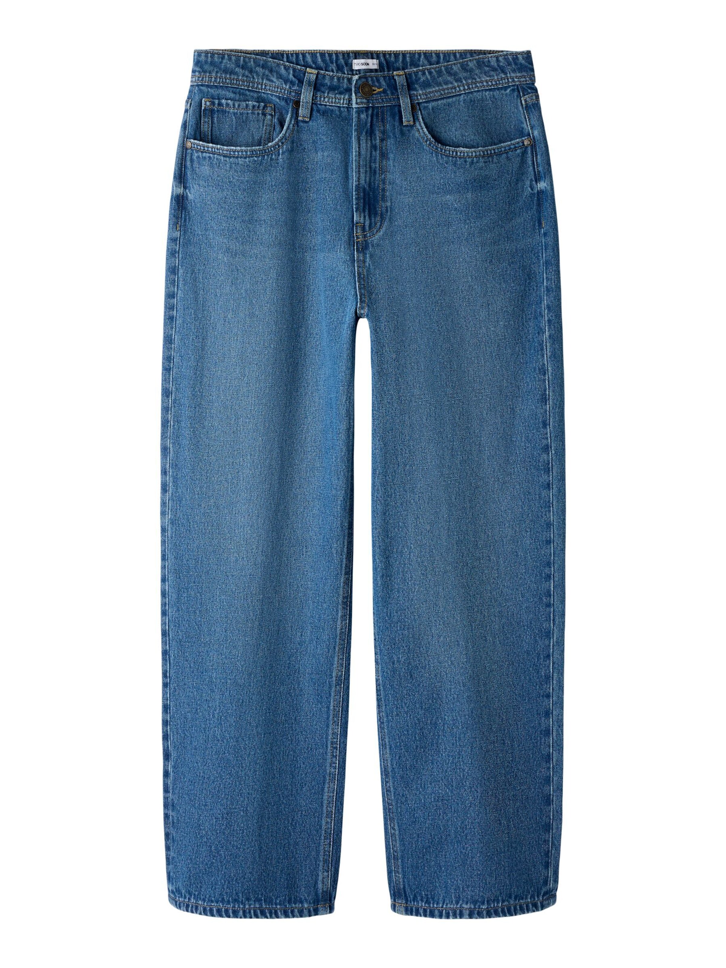 TWO SOON regular Jeans i blå: forside