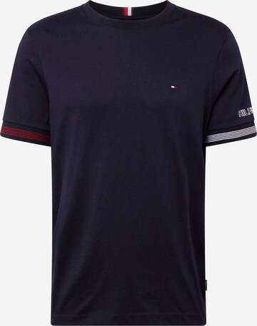 T-Shirt TOMMY HILFIGER en bleu : devant