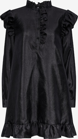 Robe-chemise 'SUN' PIECES en noir : devant