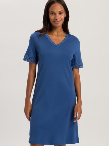 Hanro Nightgown ' Moments ' in Blue: front