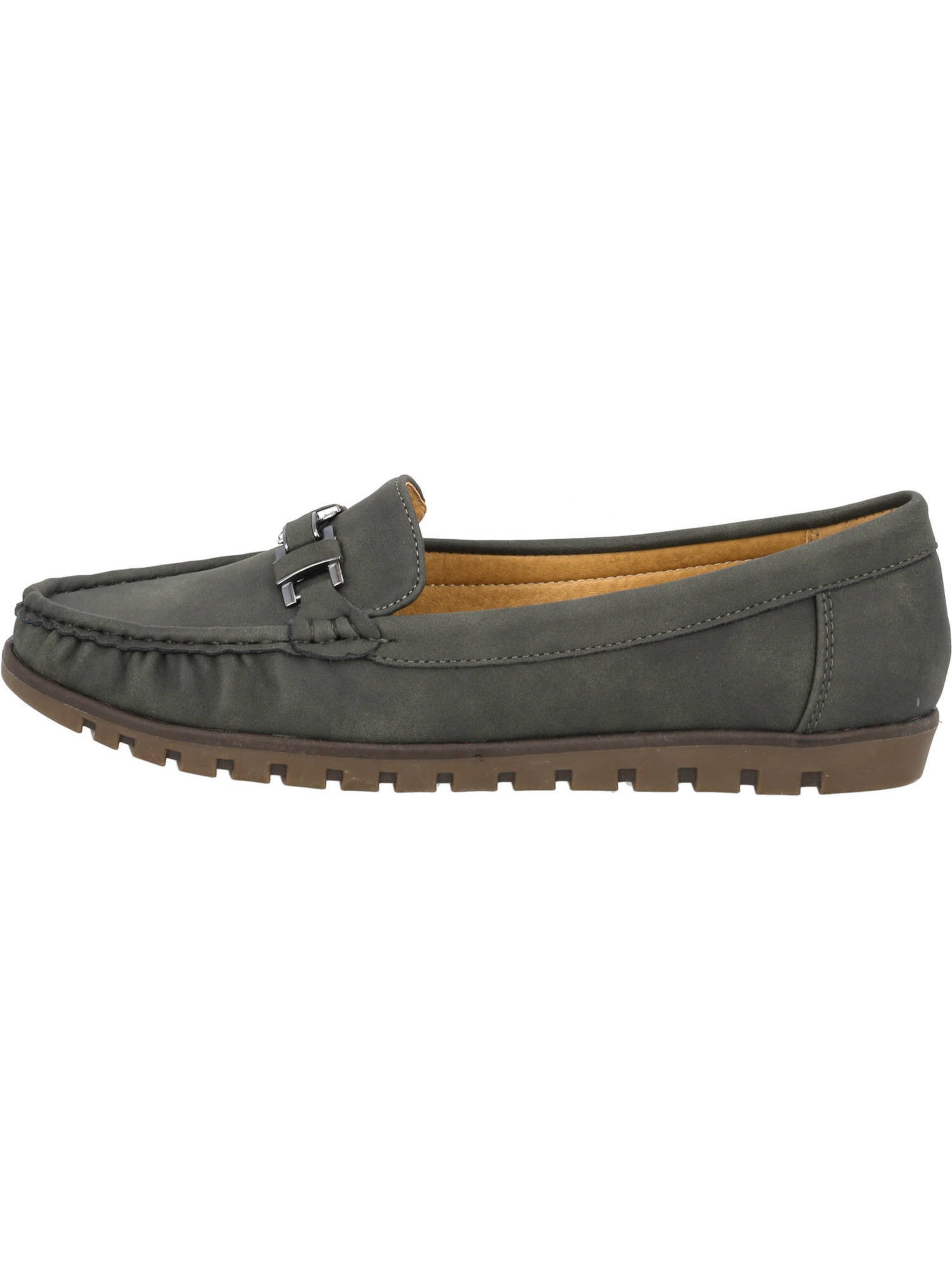 Palado Moccasin 'Tsasina' in Green: front