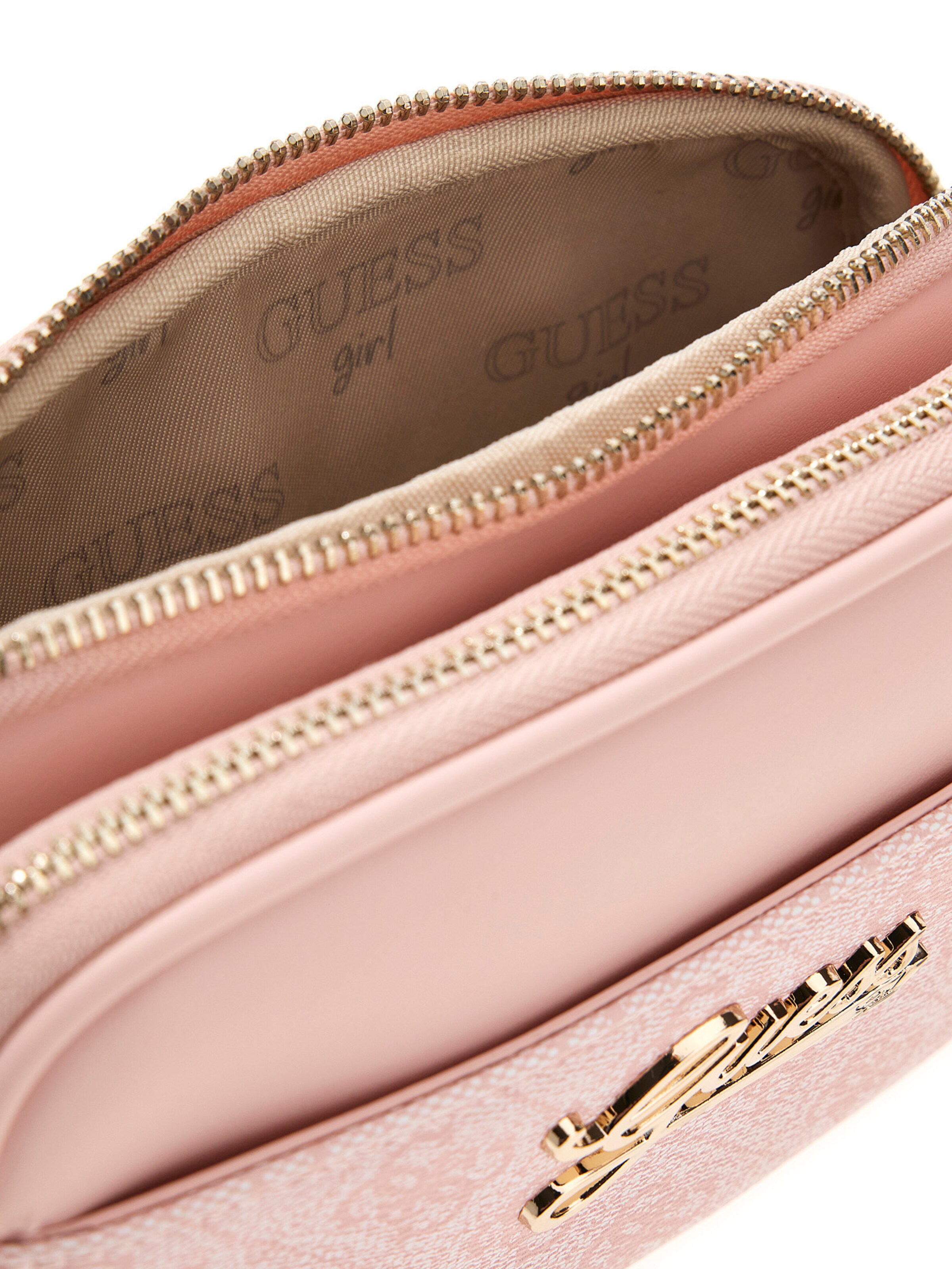 Geantă de umăr de la GUESS pe roz