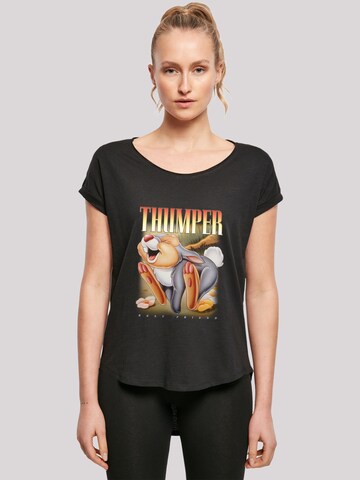 F4NT4STIC Shirt 'Thumper Montage' in Schwarz: Vorderseite