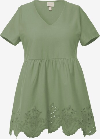 Ulla Popken Shirt in Green: front