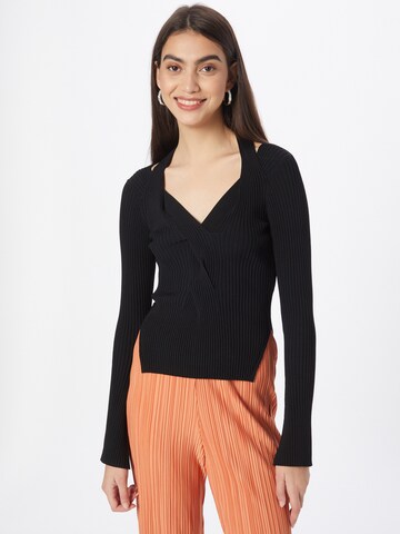 Pull-over 'PAILAG' Suncoo en noir : devant