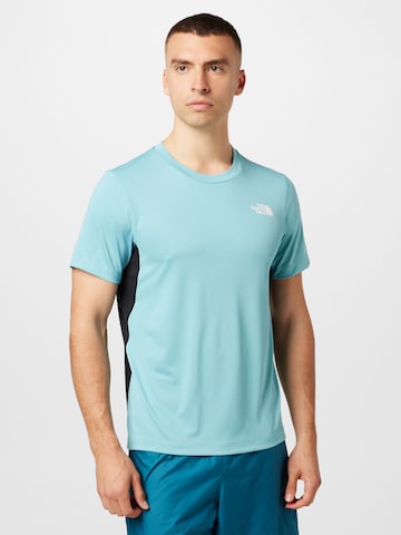 THE NORTH FACE Funkční tričko – modrá: přední strana