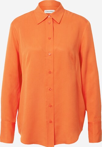 Calvin Klein Bluzka w kolorze pomarańczowy: przód
